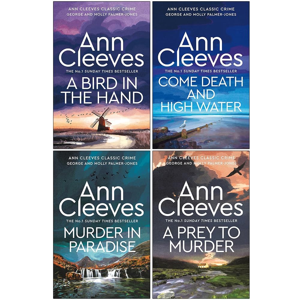 Murder in Paradise by Ann Cleeves, paperback cover from the Palmer-Jones mystery set