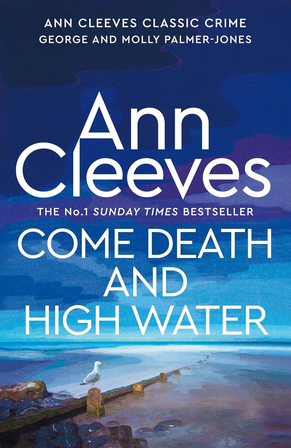 Back cover synopsis of one of the Ann Cleeves Palmer-Jones paperback mystery novels