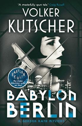 Babylon Berlin and Goldstein paperback covers from the Gereon Rath 5 book set