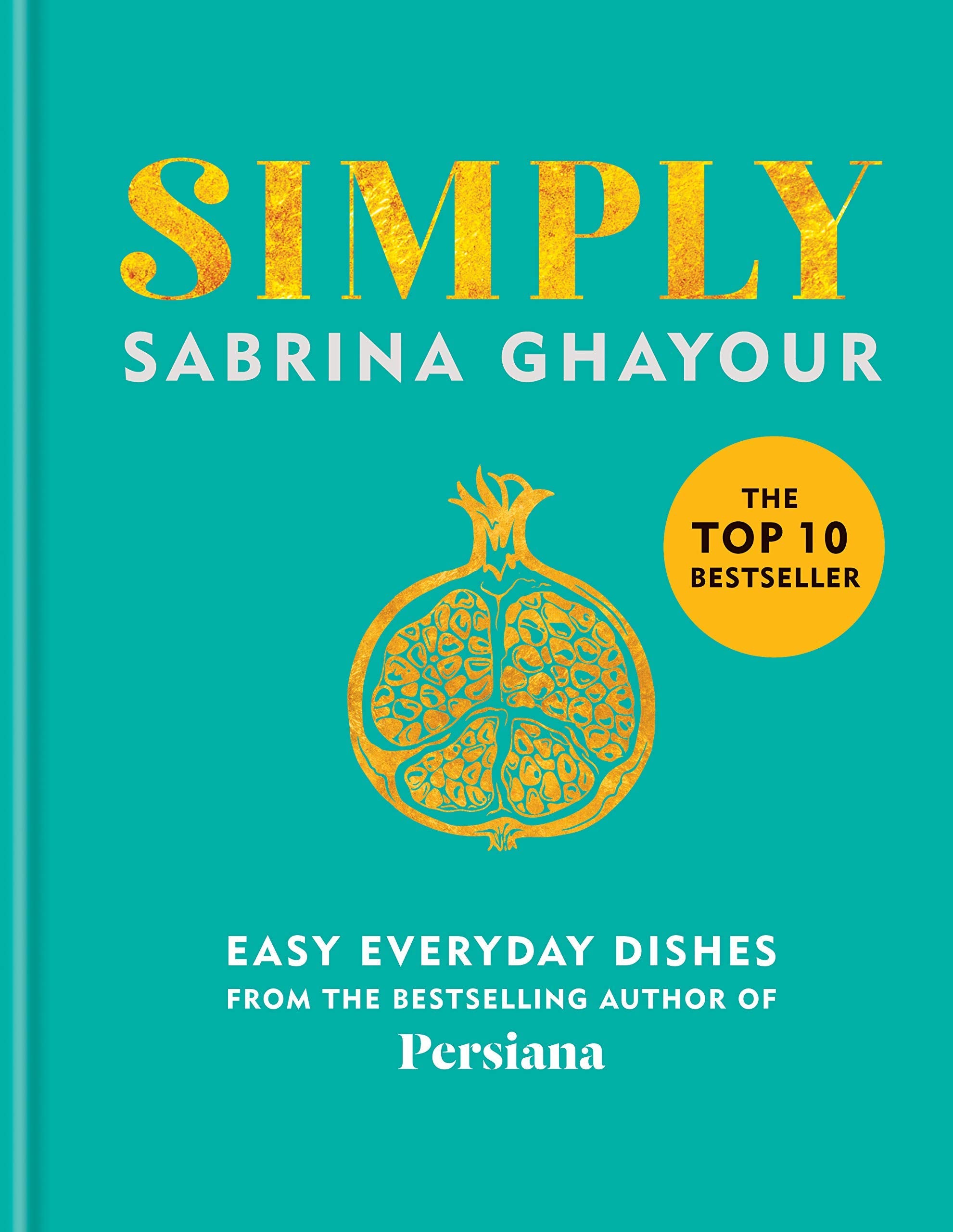 Ghayour Duo 2 book hardback collection set by Sabrina Ghayour shown together - Bazaar and Simply cookbooks