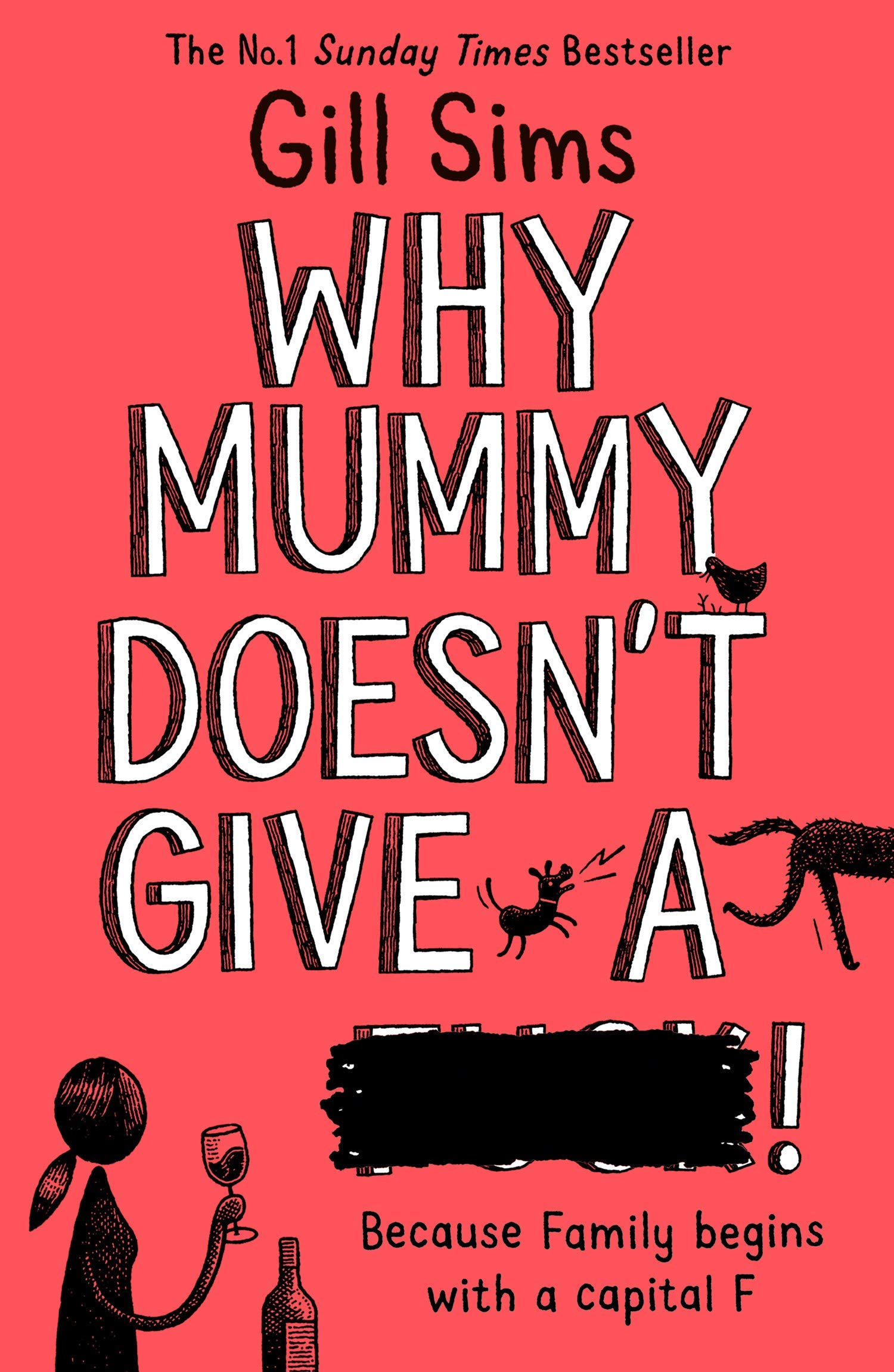 Close-up of Why Mummy's Sloshed and Why Mummy Doesn't Give A ****! paperback covers from the Gill Sims collection