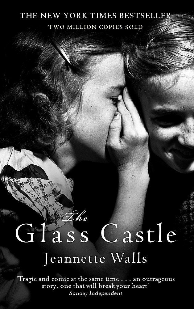 Back cover of the Glass Castle, Educated & Where the Crawdads Sing paperback set showing synopsis text
