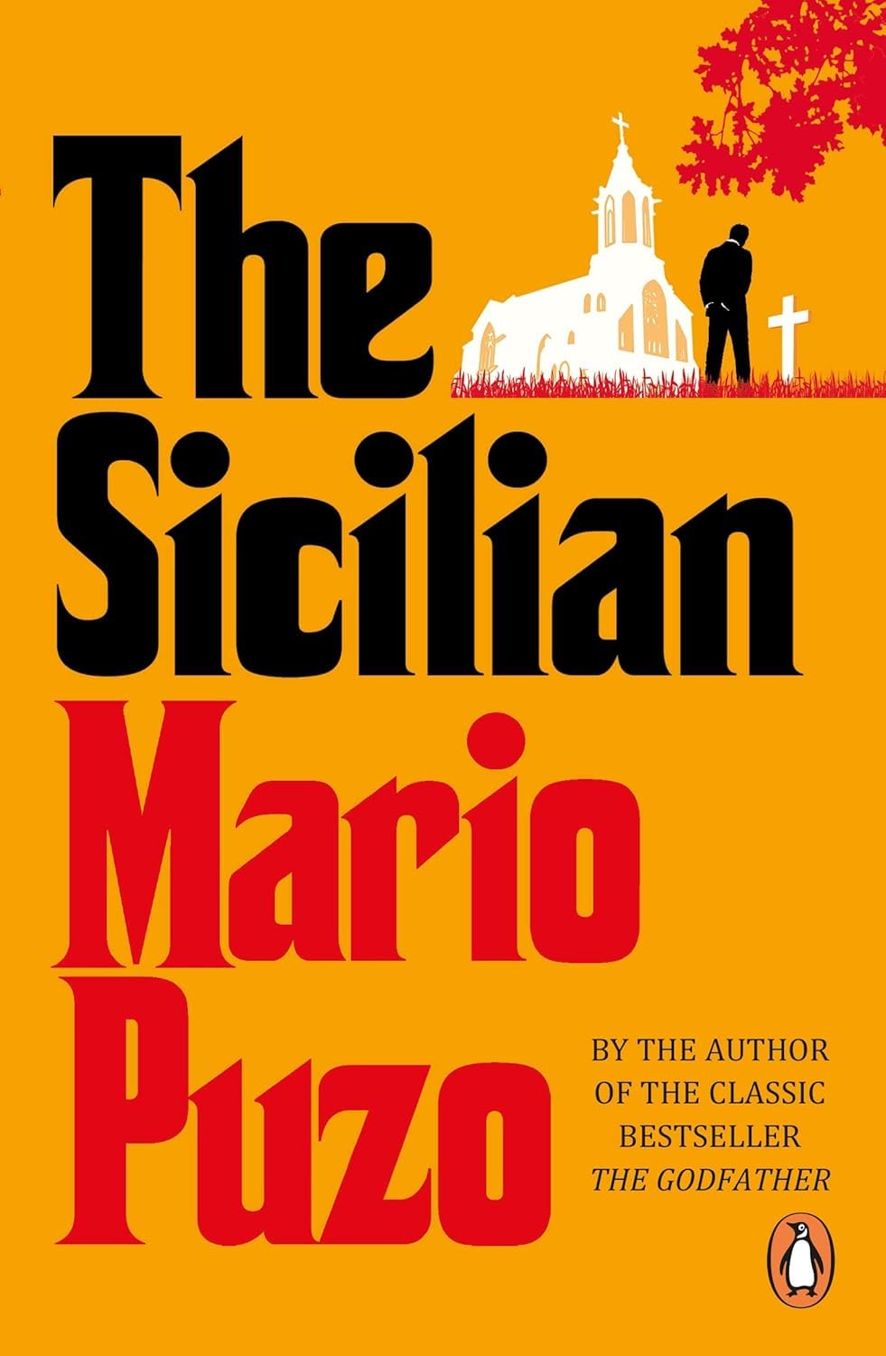 The Sicilian paperback cover by Mario Puzo - book 2 of the Godfather Collection