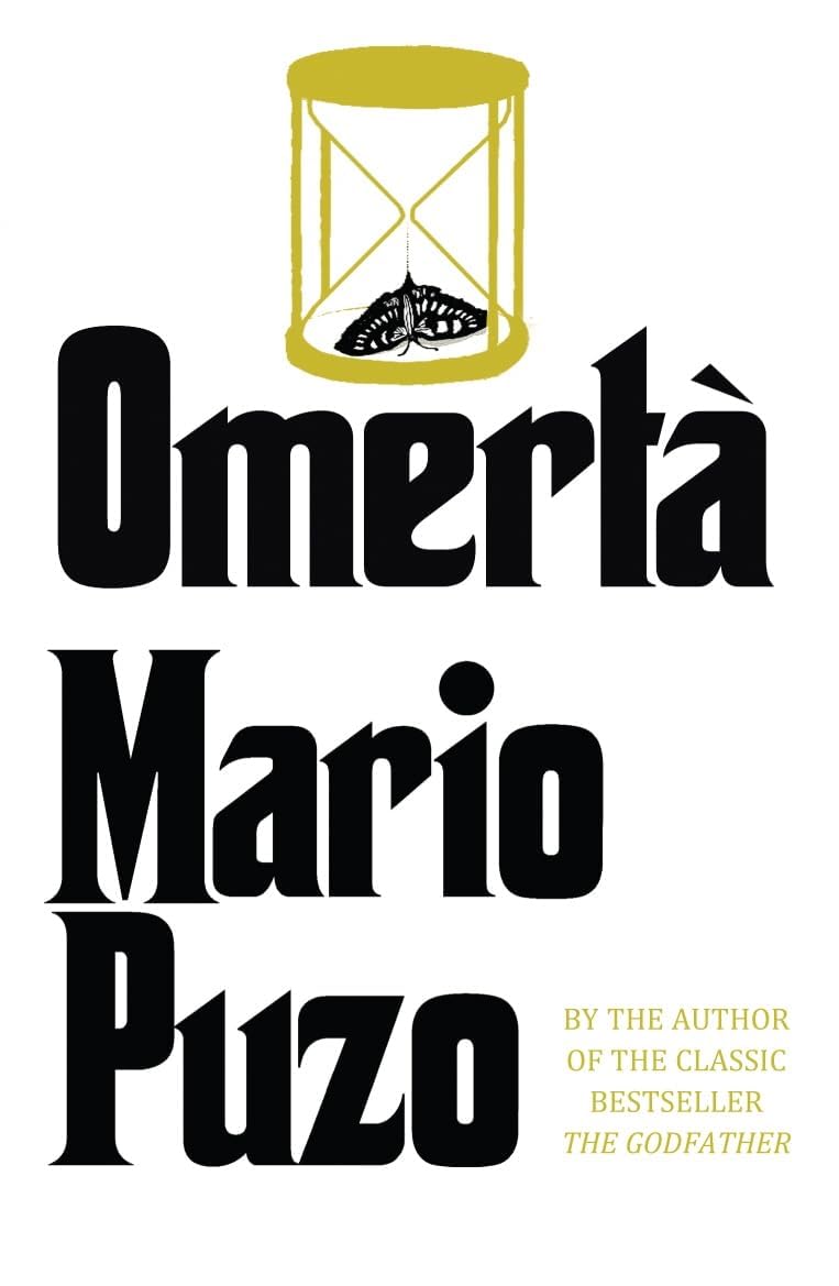 Omerta paperback cover by Mario Puzo - book 4 of the Godfather Collection