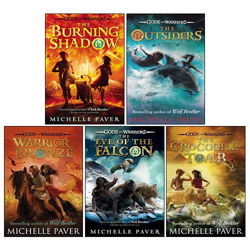 Gods and Warriors 5 Books Collection Set by Michelle Paver - front cover of the paperback box set