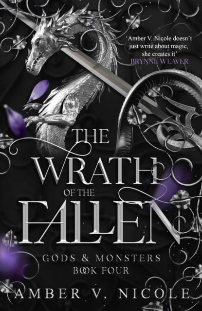 All four books of the Gods & Monsters series by Amber V. Nicole fanned out to show the complete paperback collection set
