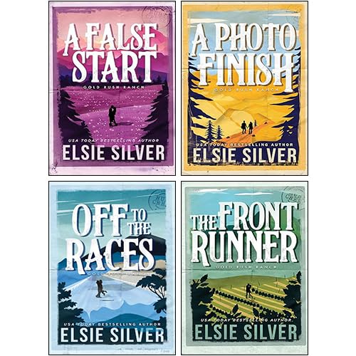 Gold Rush Ranch Series by Elsie Silver 4 Books Collection Set paperback front cover