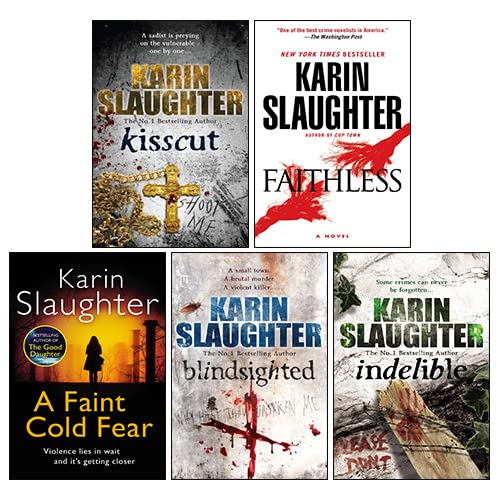 Front cover collection image of the Grant County Series 5 Books Collection Set by Karin Slaughter, brand new paperback thrillers
