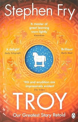 Troy and Odyssey paperback covers from Stephen Fry's Greek Myths Series collection set