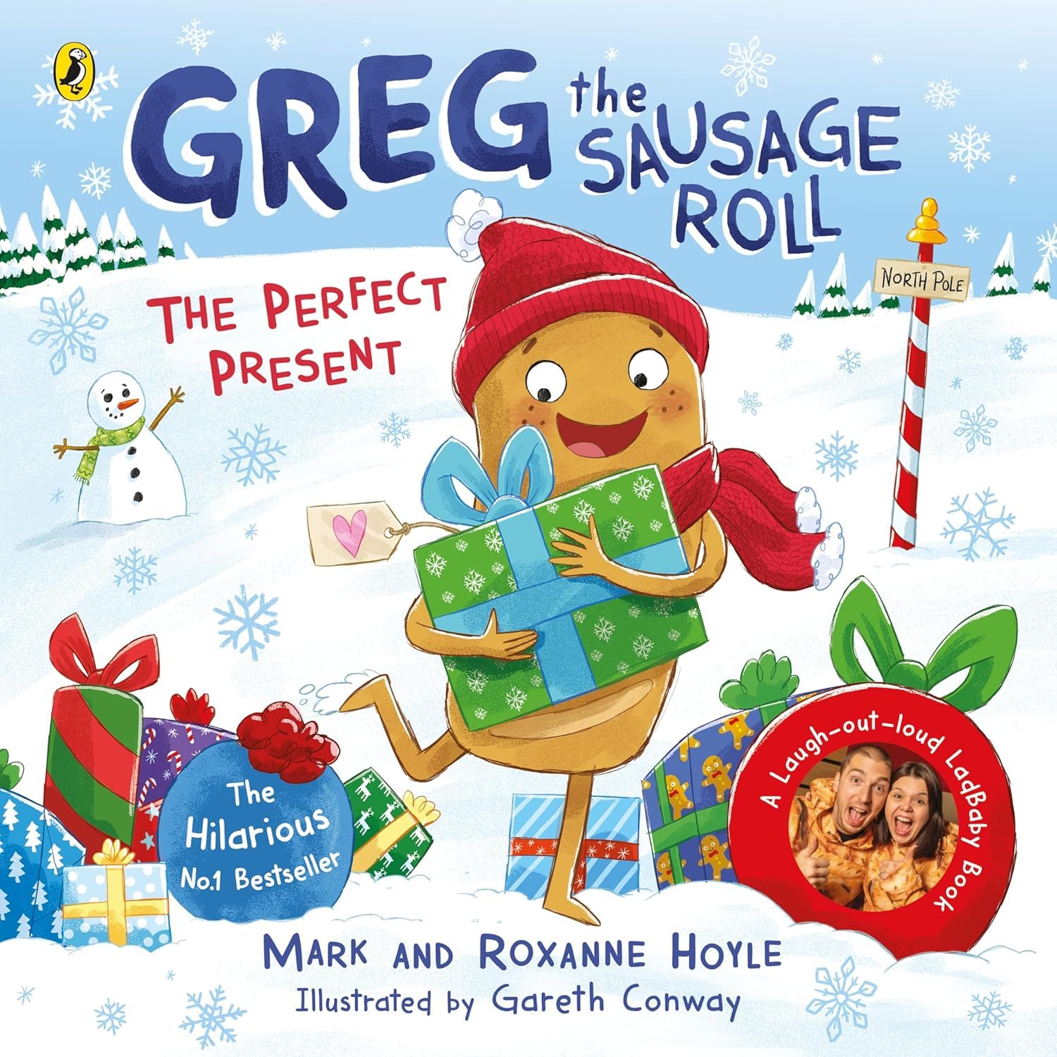 Greg the Sausage Roll 6 Books Collection Set by Mark Hoyle & Roxanne Hoyle, paperback, ages 3-7 — close-up of the Wish You Were Here and Egg-cellent Easter Adventure covers