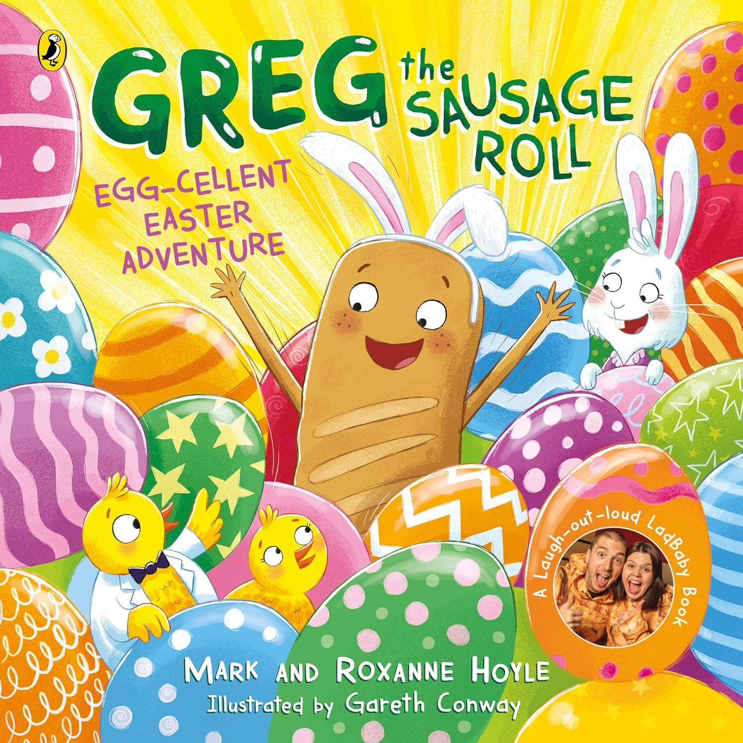 Greg the Sausage Roll 6 Books Collection Set by Mark Hoyle & Roxanne Hoyle, paperback, ages 3-7 — back covers showing blurbs and age guidance for the collection