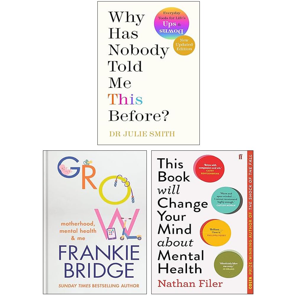 Front cover of Grow: Motherhood, Mental Health & Me by Frankie Bridge, hardback edition