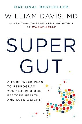 Super Gut by William Davis paperback front cover from the gut health 5 book set