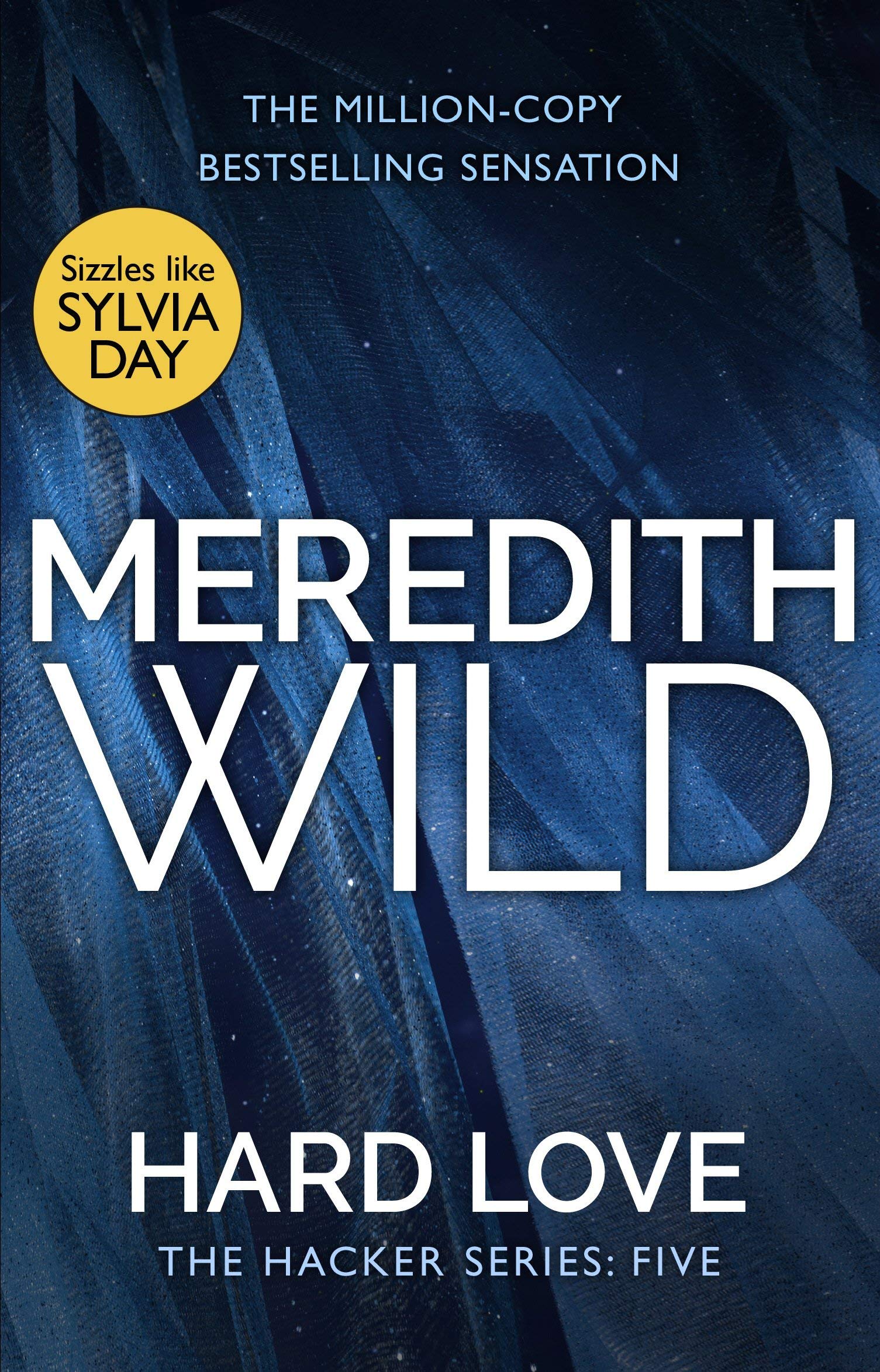 Hacker Series by Meredith Wild 5 Books Collection Set, Paperback - the full 5-book paperback set arranged on a wooden tabletop.