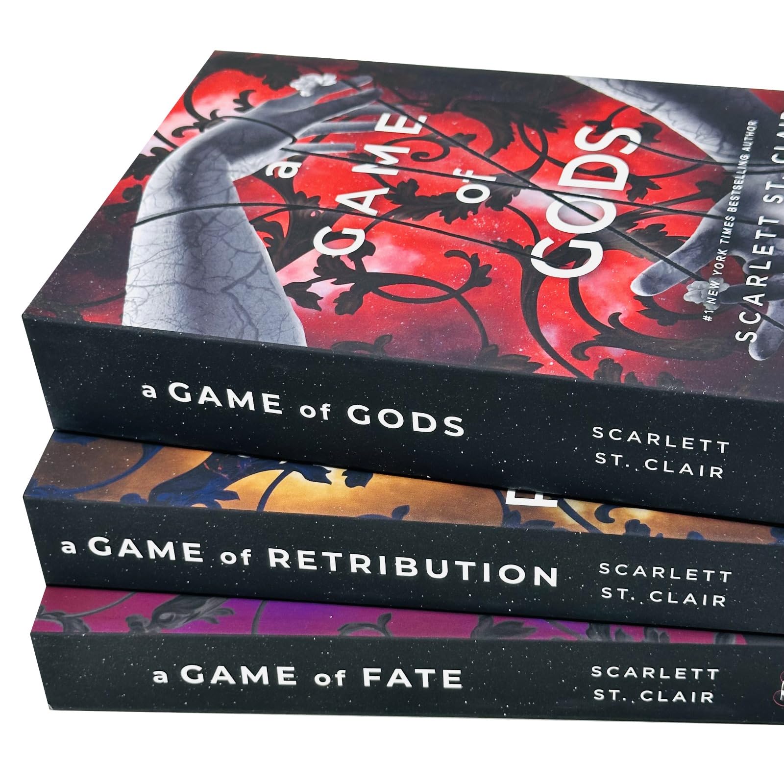 A Game of Retribution by Scarlett St. Clair paperback front cover, Hades Saga book 2