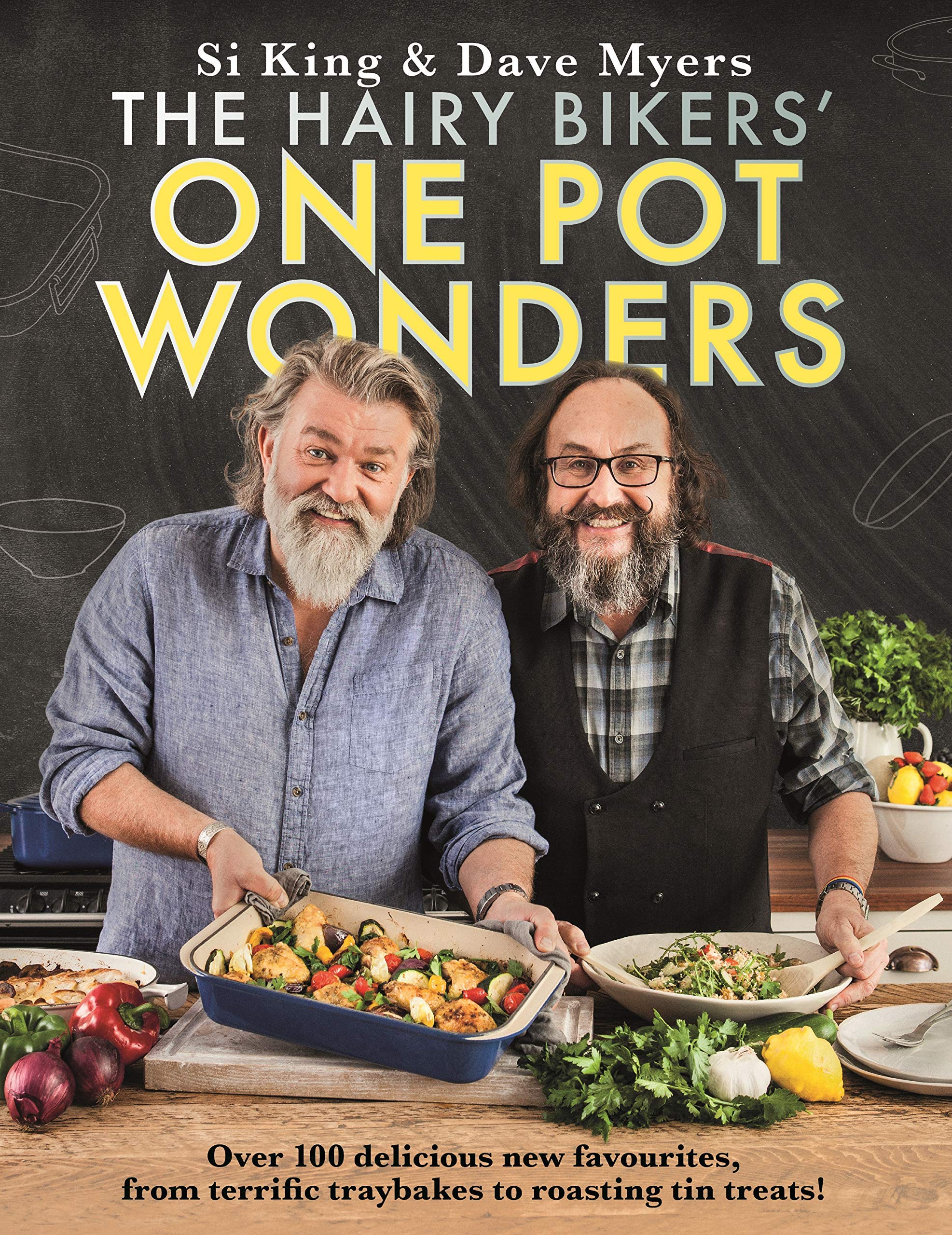 Front cover of The Hairy Dieters Make It Easy paperback cookbook by the Hairy Bikers