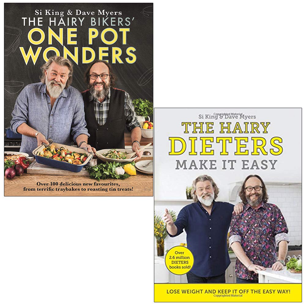 Front cover of The Hairy Bikers' One Pot Wonders paperback cookbook by Si King and Dave Myers