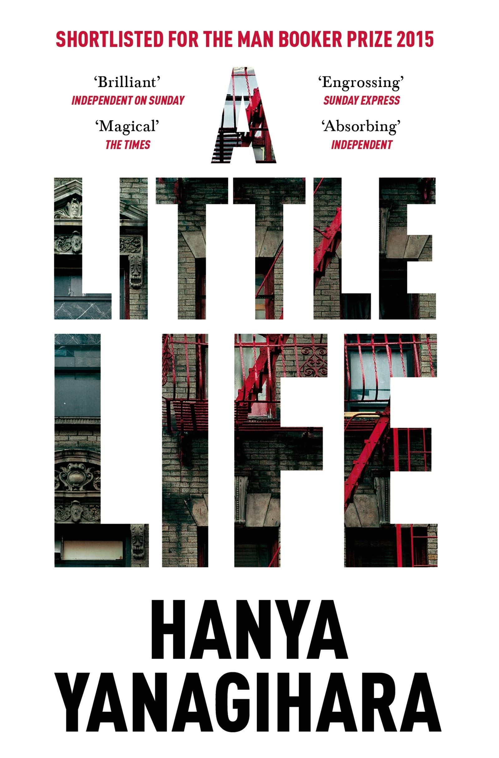 Both paperback novels, The People in the Trees and A Little Life, fanned out to show full set