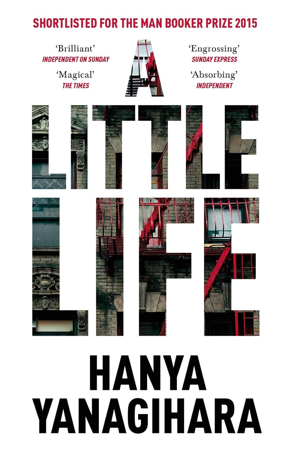 Spine and side view of the Hanya Yanagihara 2-book paperback collection set