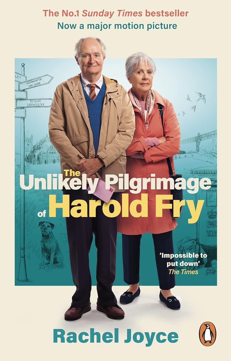 The Unlikely Pilgrimage of Harold Fry paperback front cover by Rachel Joyce