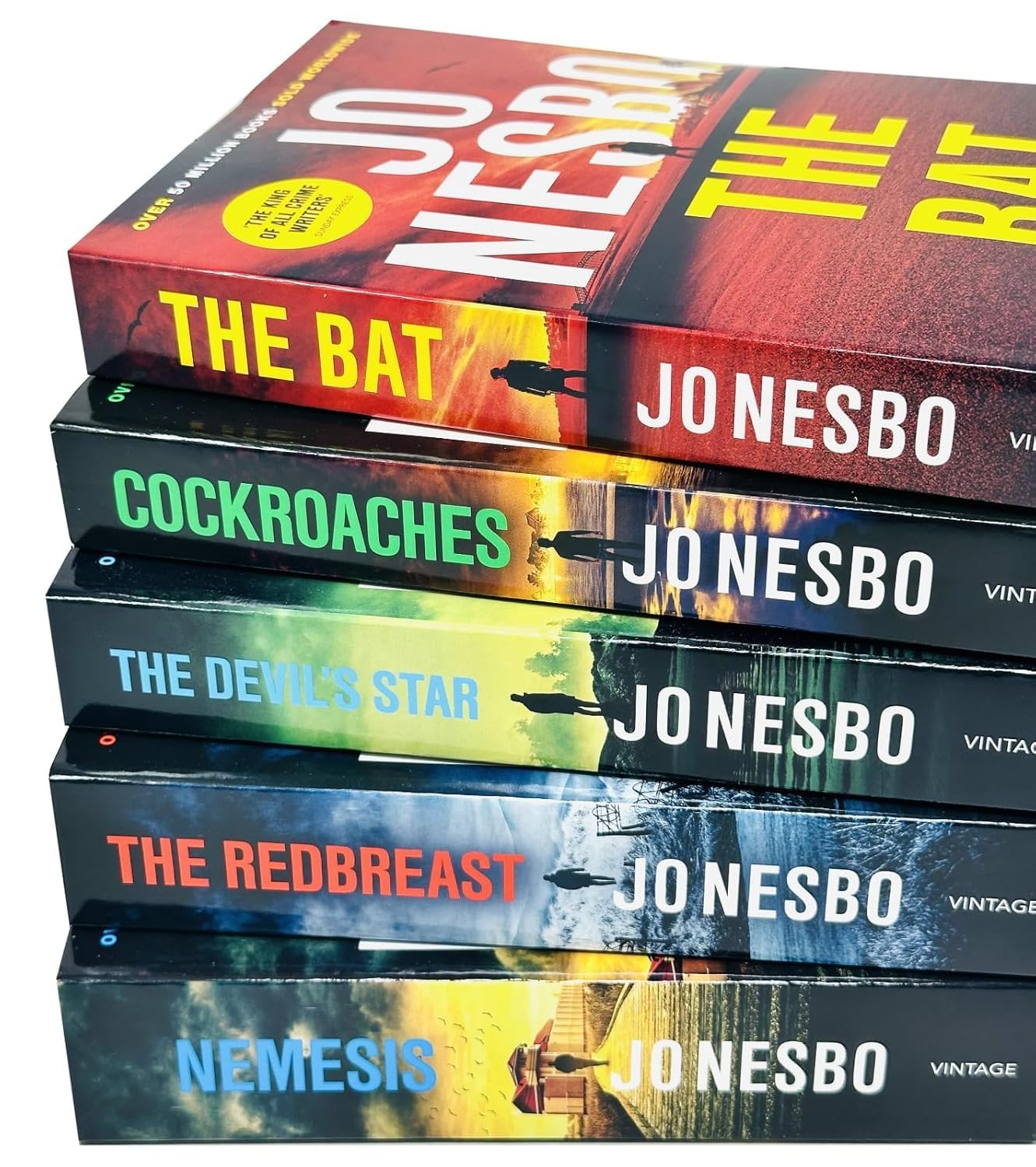 The Redbreast paperback cover from the Harry Hole crime series by Jo Nesbo