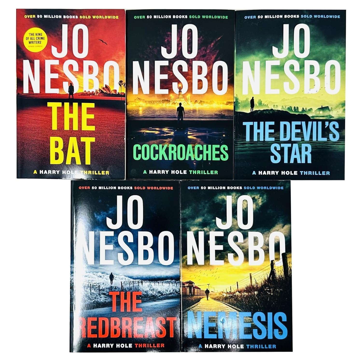 Nemesis paperback cover from the Harry Hole series by Jo Nesbo