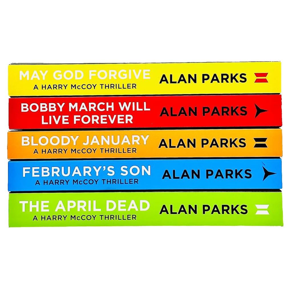 Bloody January and February's Son paperback covers from the Harry McCoy series