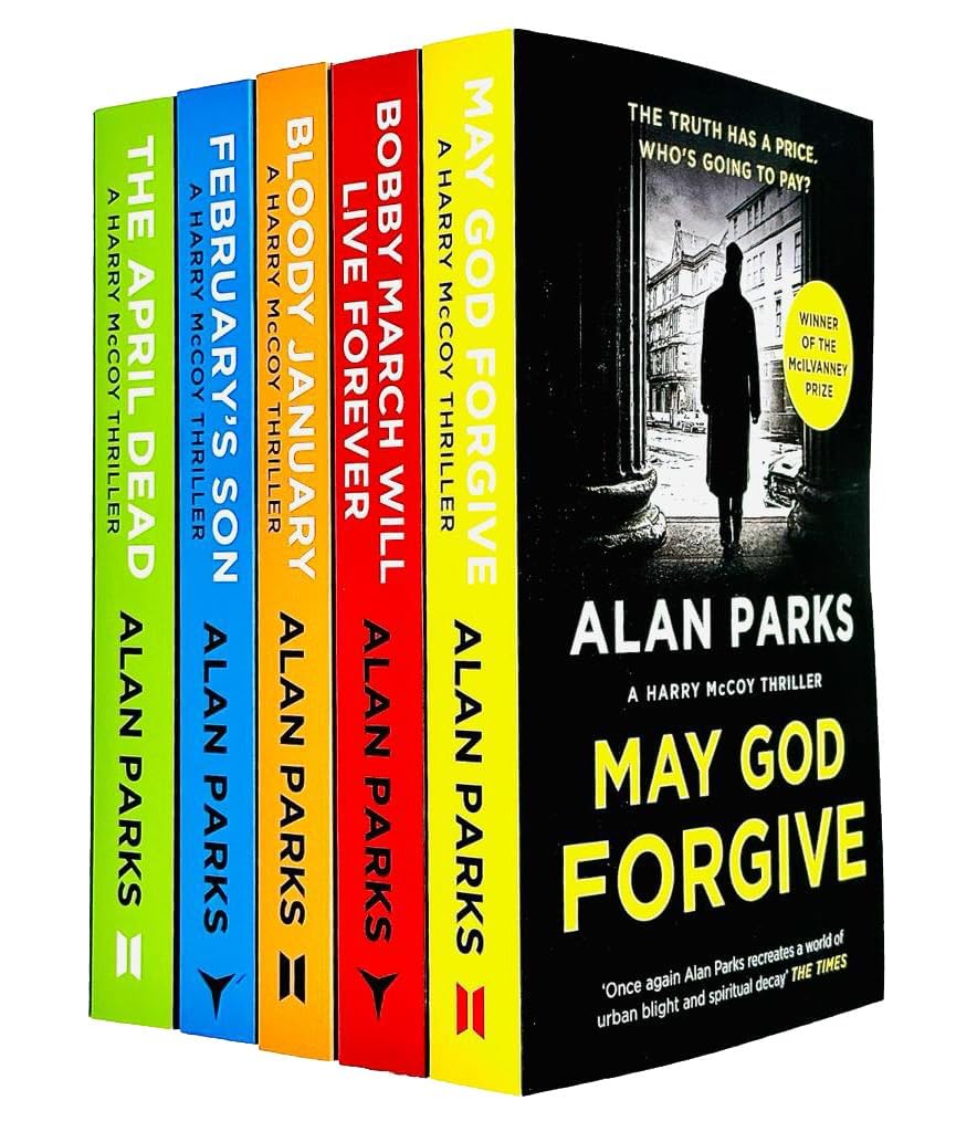 Harry McCoy 5 Books Collection Set by Alan Parks paperback front covers