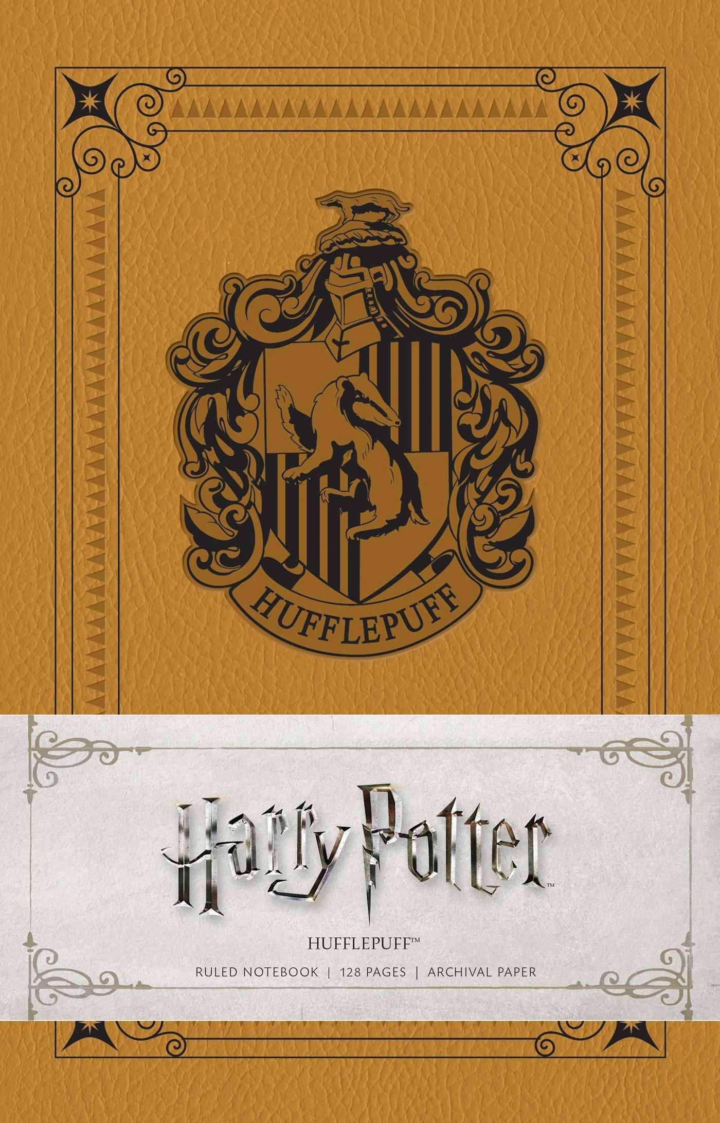 Harry Potter Hogwarts ruled notebook close-up cover art featuring castle concept art