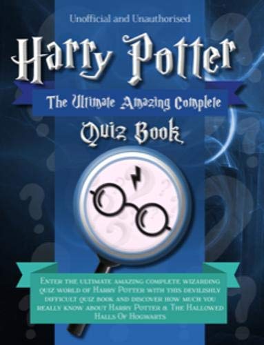Both paperback books in the Harry Potter Illustrated Edition and Ultimate Quiz Book 2-book collection set shown together