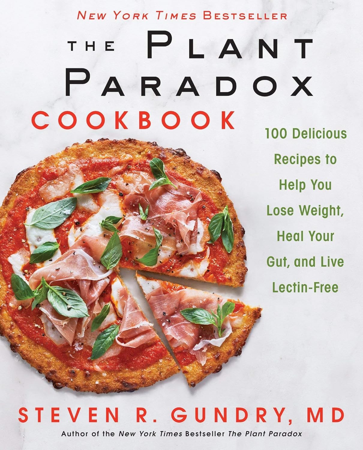 Plant Paradox Cookbook by Dr. Steven Gundry hardcover front cover with lectin-free recipe imagery