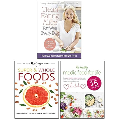 Front cover of Clean Eating Alice Eat Well Every Day by Alice Liveing, paperback book from the Healthy Eating & Super Foods 3 book set