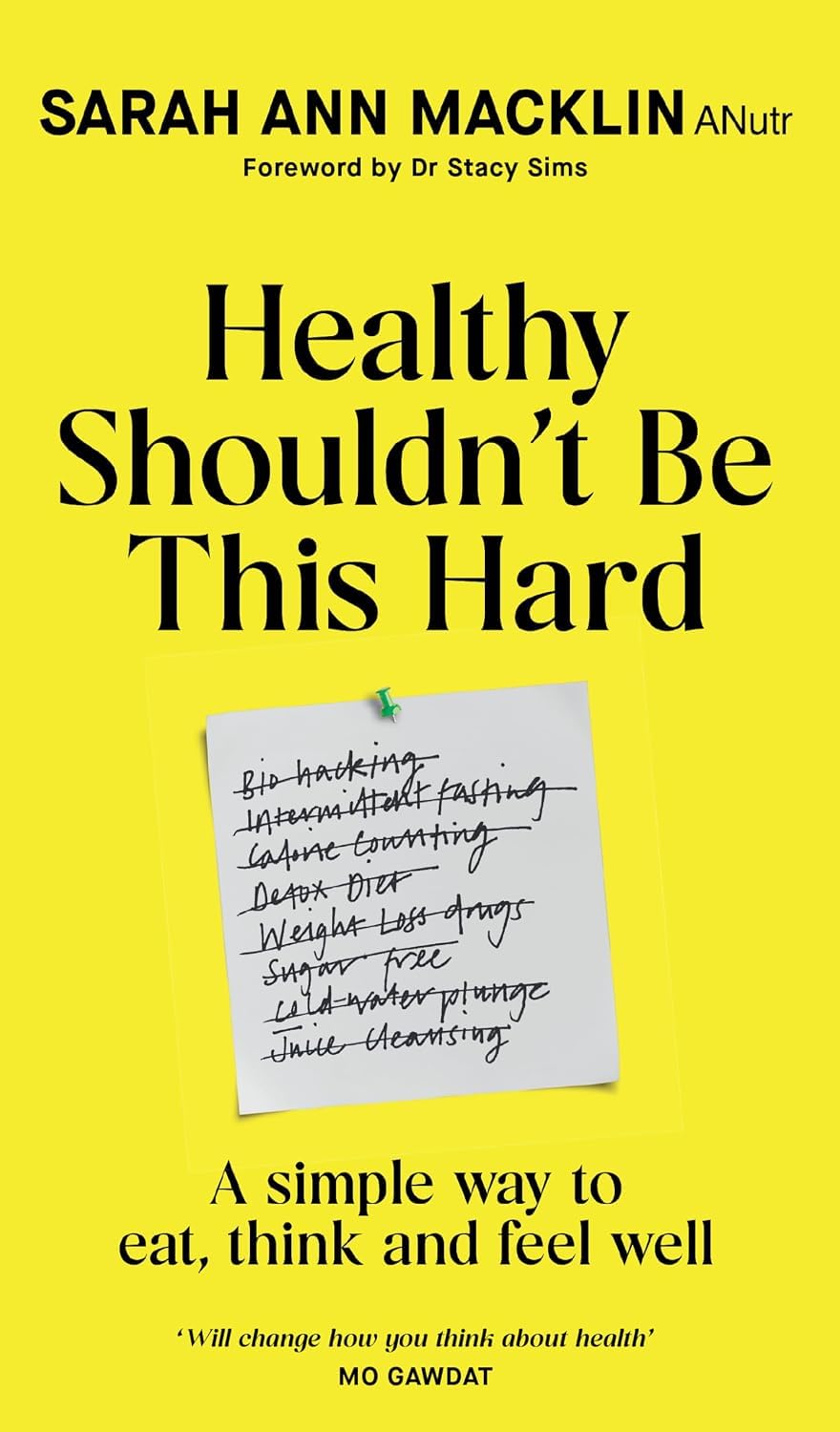 The three-book wellness paperback set fanned out showing Healthy Shouldn't Be This Hard, SuperLife, and Spiralize Now covers