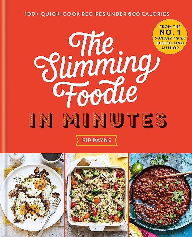 The Slimming Foodie in Minutes paperback cookbook cover