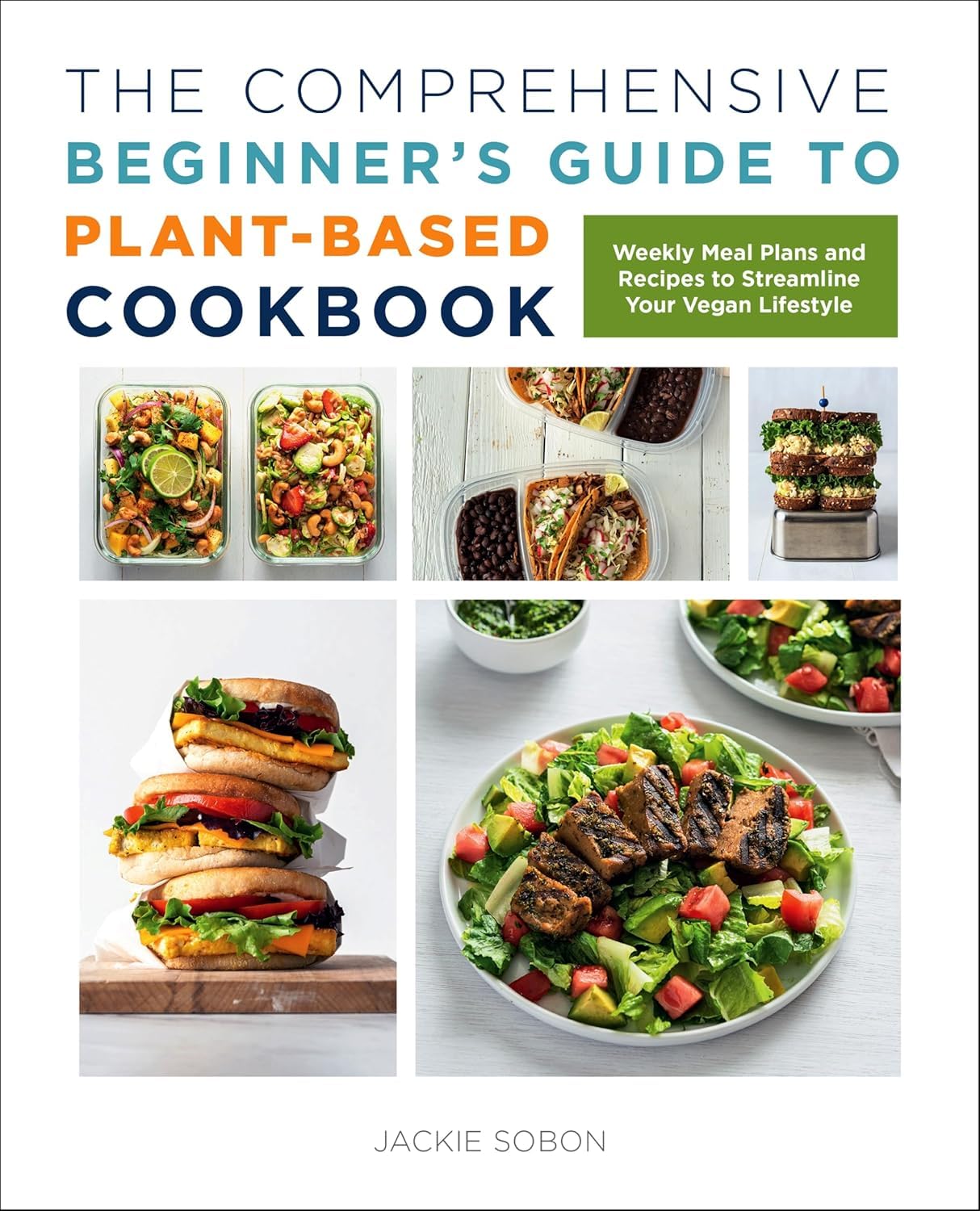 The Comprehensive Beginner's Guide to Plant-Based Cookbook paperback cover