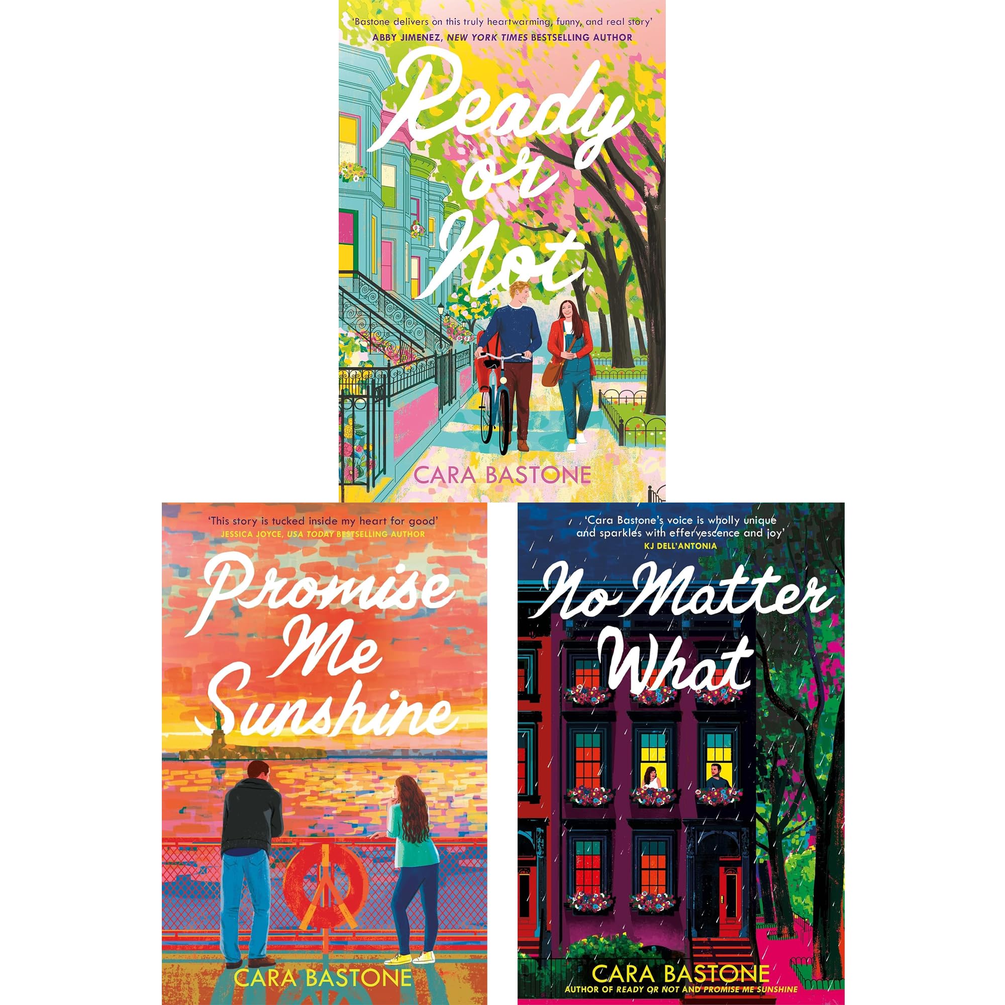 Hearts of New York Collection by Cara Bastone paperback 3-book set front cover
