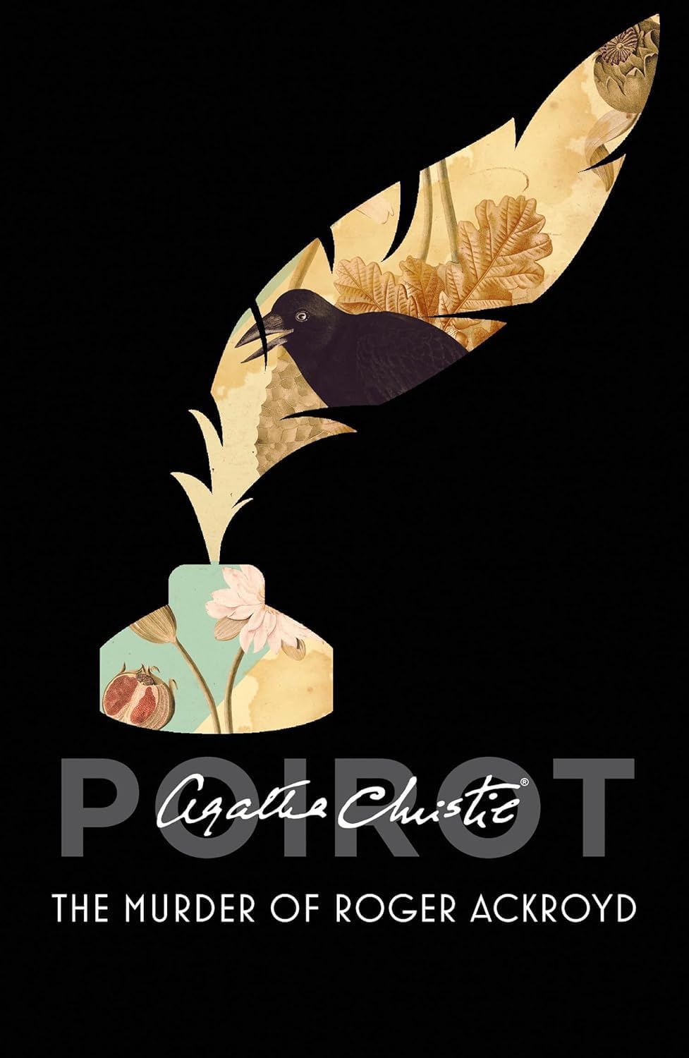 Back cover and spine detail of the Hercule Poirot 5 Books Collection Set paperback