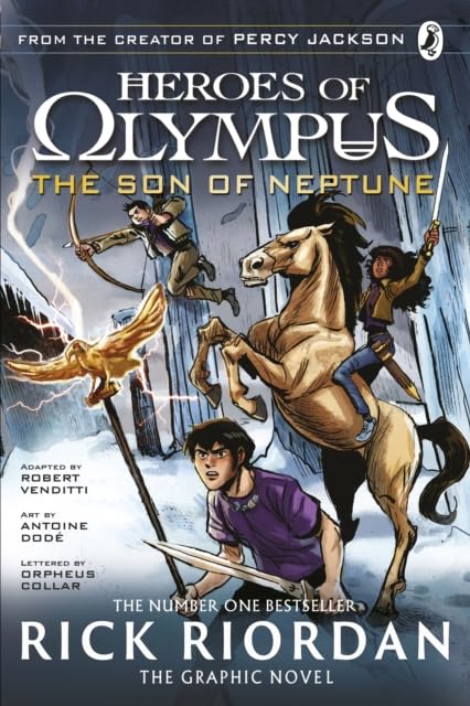 The Mark of Athena graphic novel paperback cover from the Heroes of Olympus 5-book set