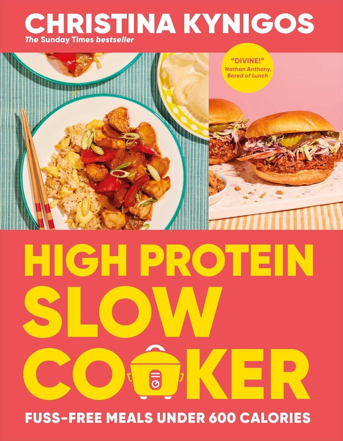 Back cover of the High Protein Cookbook 3 Books Collection Set showing recipe highlights and nutrition details
