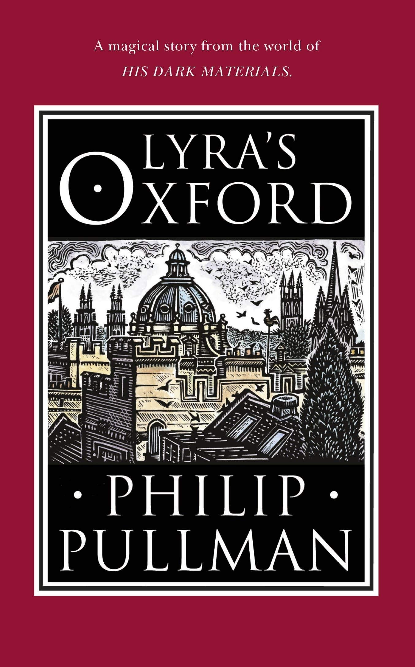 Back covers and synopsis text of the His Dark Materials Lyra's Oxford and Once Upon a Time in the North hardback book set