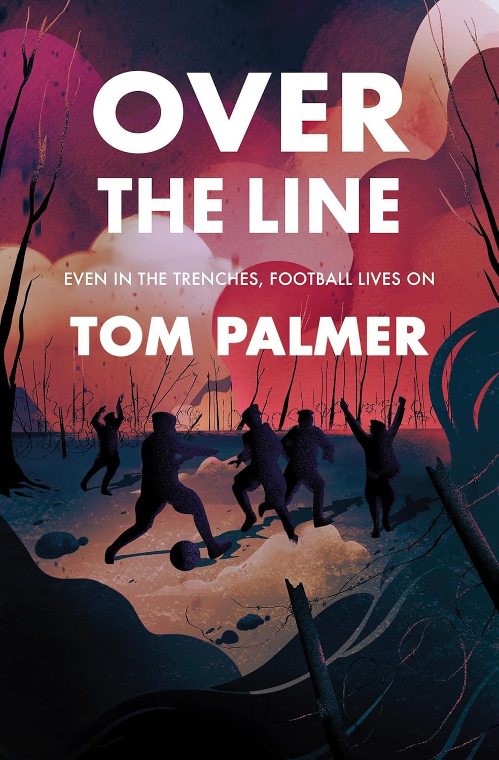 Over the Line by Tom Palmer - Barrington Stoke paperback front cover