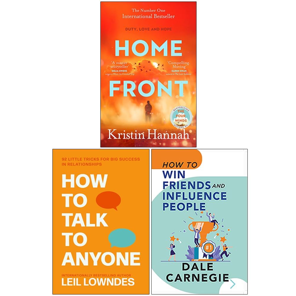 Front cover of the Home Front, How to Talk to Anyone and How to Win Friends and Influence People 3 books paperback collection set