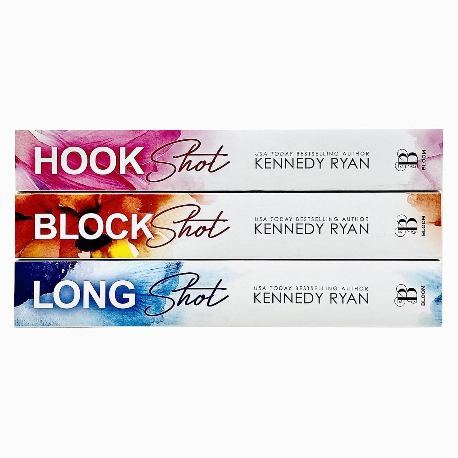 Long Shot by Kennedy Ryan paperback front cover, book one of the Hoops basketball romance series
