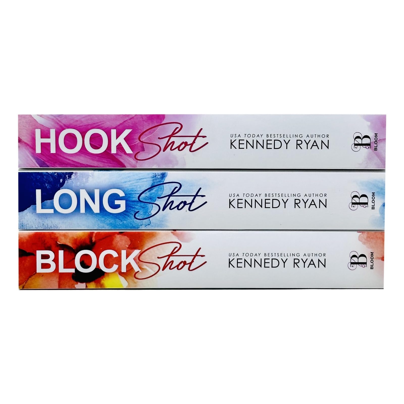 Long Shot by Kennedy Ryan paperback front cover, book one in the Hoops basketball romance series