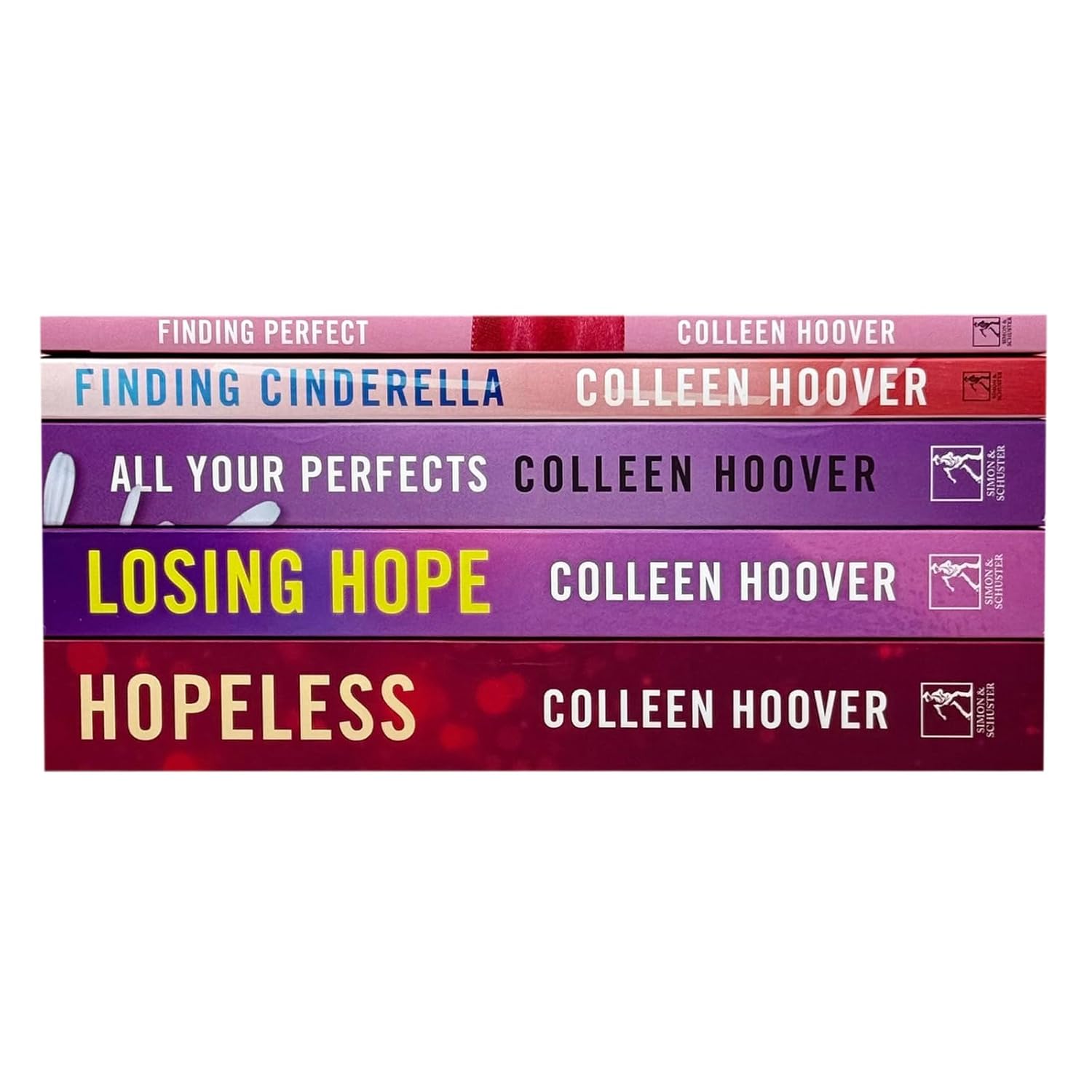 Back cover and synopsis view of the Colleen Hoover Hopeless Series paperback collection set