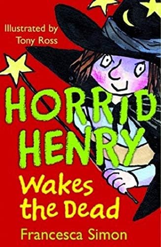 Stack of Horrid Henry paperback books showing the thickness of the 10 books collection set