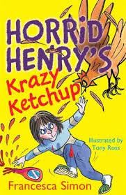 Close-up cover of an individual Horrid Henry paperback title from the Francesca Simon 10 books set