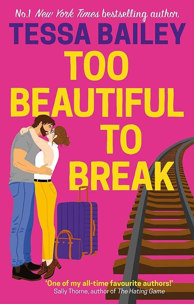 All seven paperback books in the Hot & Hammered and Romancing the Clarksons collection by Tessa Bailey fanned out together
