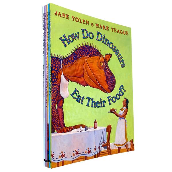 How Do Dinosaurs 6 Books Collection Set - back cover and product details of the paperback set