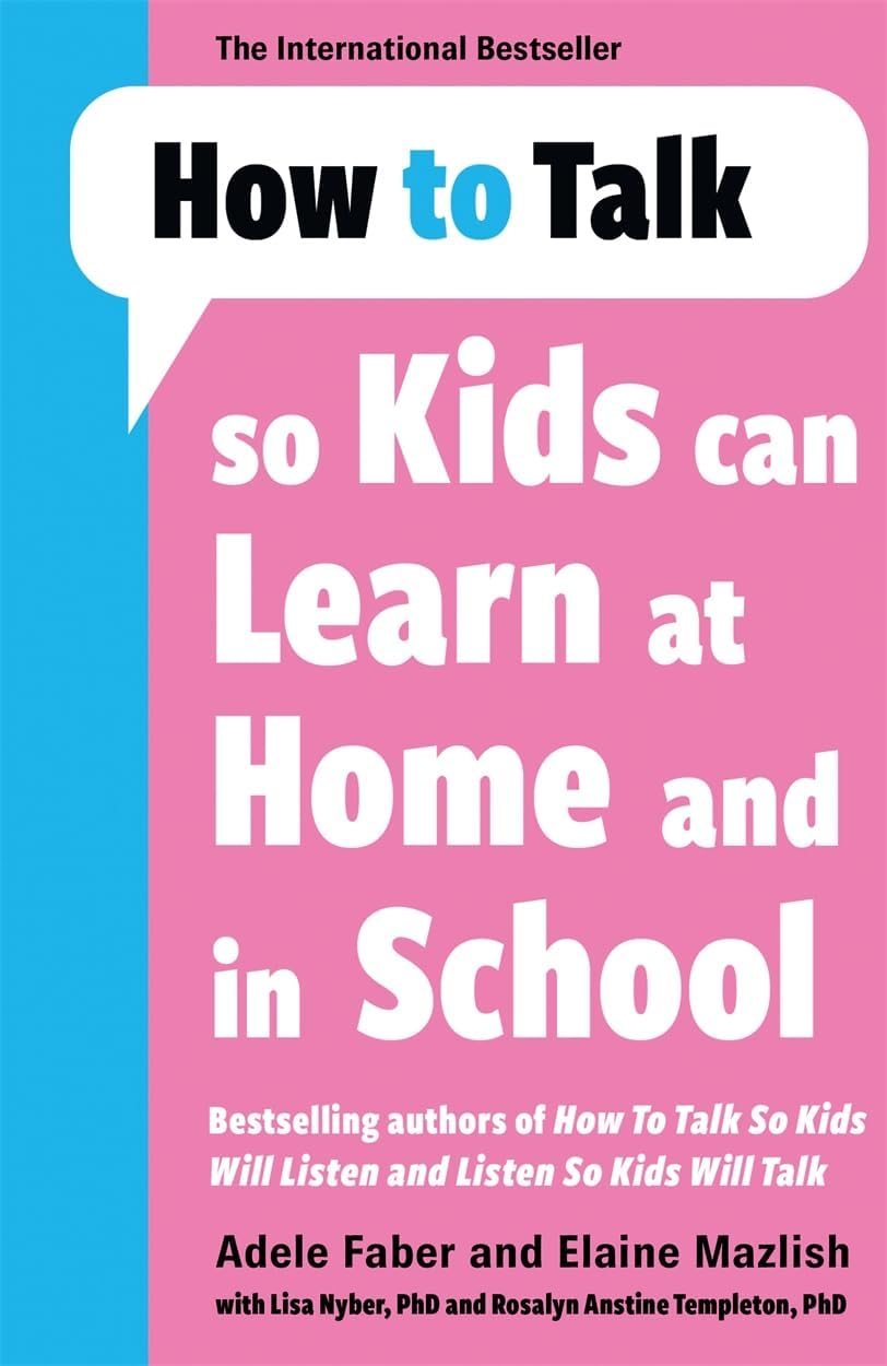 Close-up of individual paperback covers from the How to Talk parenting collection, including How to Talk So Little Kids Will Listen.